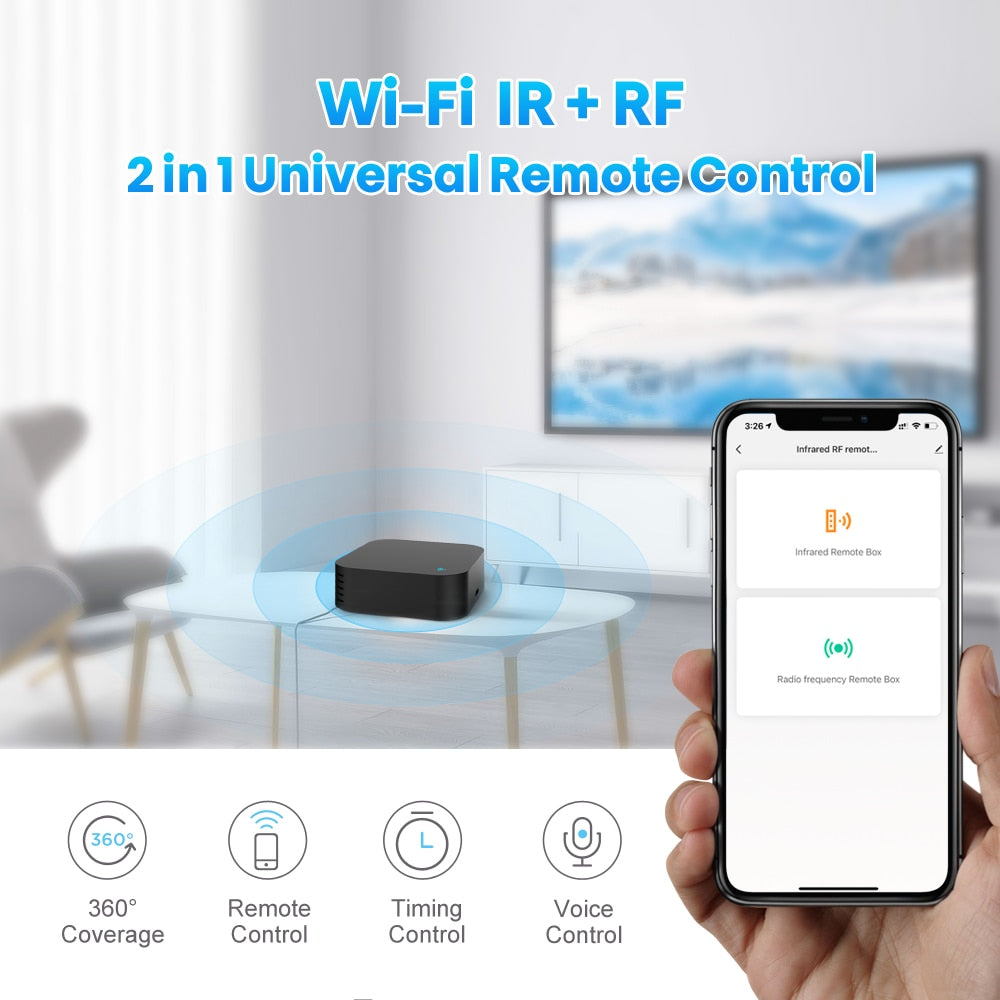 Universal Wi-Fi RF+IR Remote