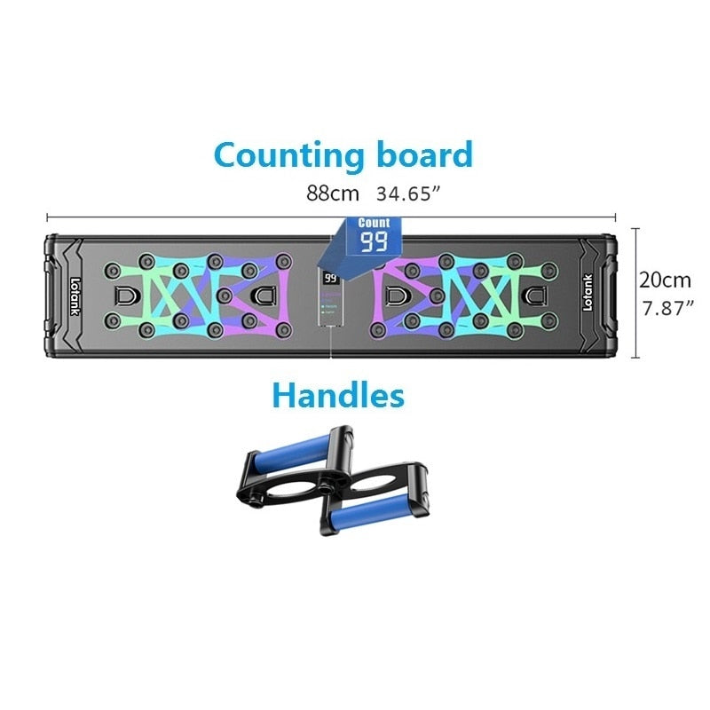 Folding Multifunctional Exercise Counting Push Up Board
