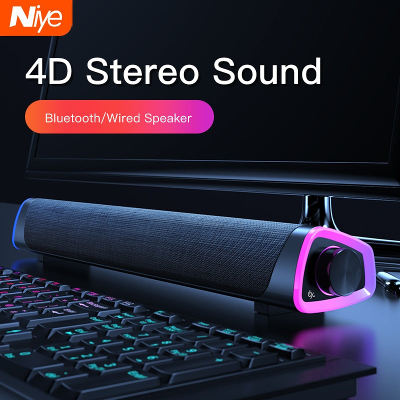 4D Computer Stereo Sound Bar