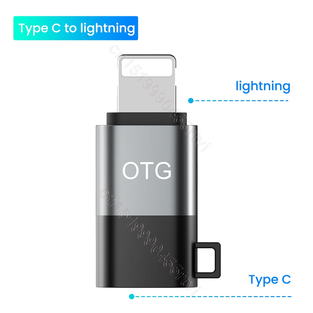 USB Type C to Lightening OTG Adapter