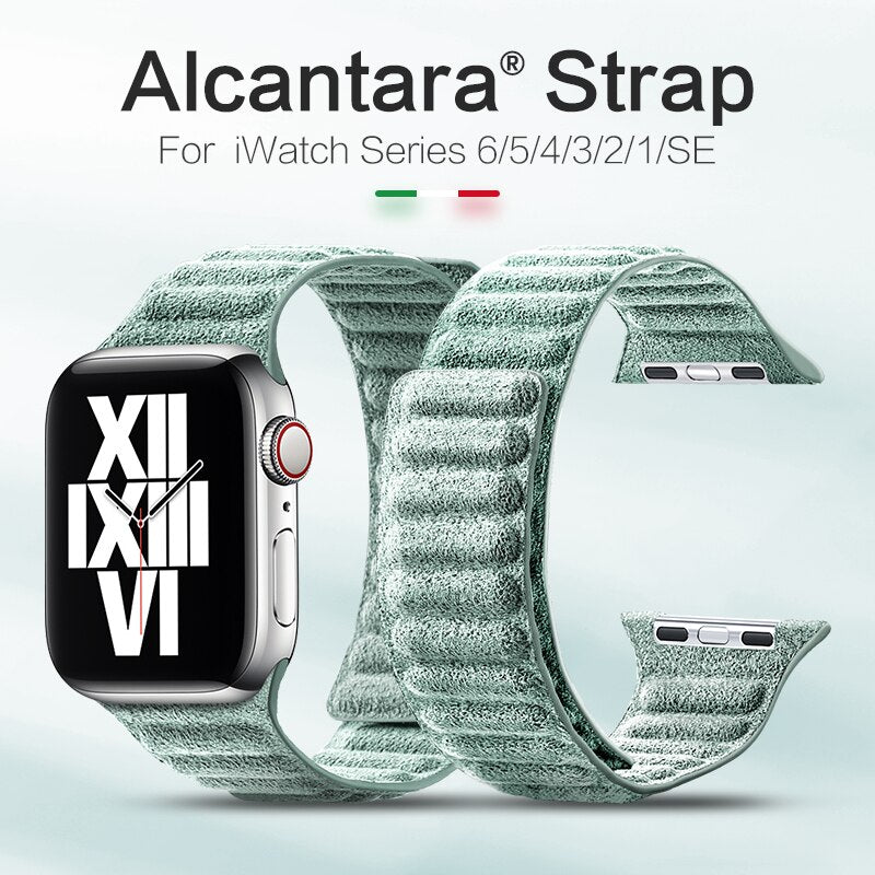 Alcantara Magnetic Apple Watch Strap
