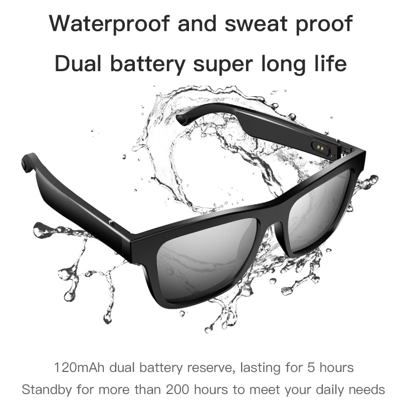 Smart Polarized Bluetooth Glasses/Headphones