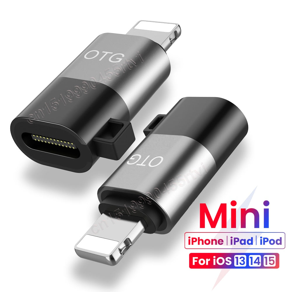 USB Type C to Lightening OTG Adapter