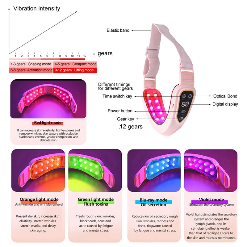 Photon Therapy Facial Slimming Massager
