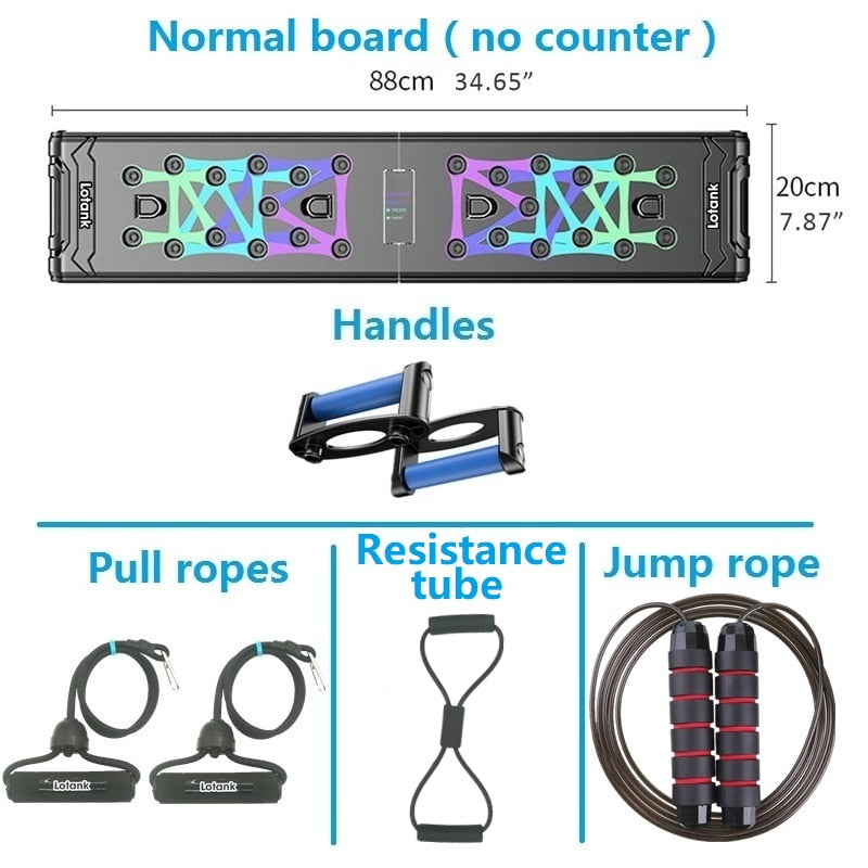 Folding Multifunctional Exercise Counting Push Up Board