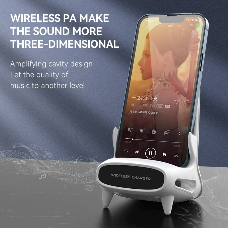 Wireless Charging Stand for Phone & Tablet