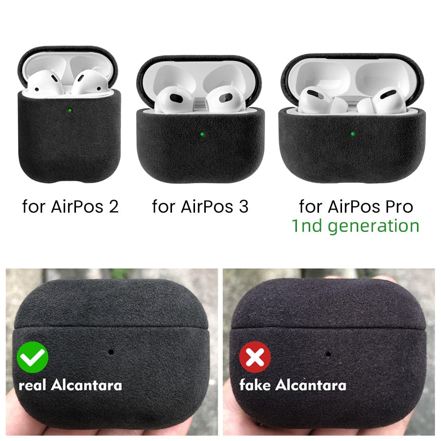 ALCANTARA Case for Air Pods Pro 2 Luxury