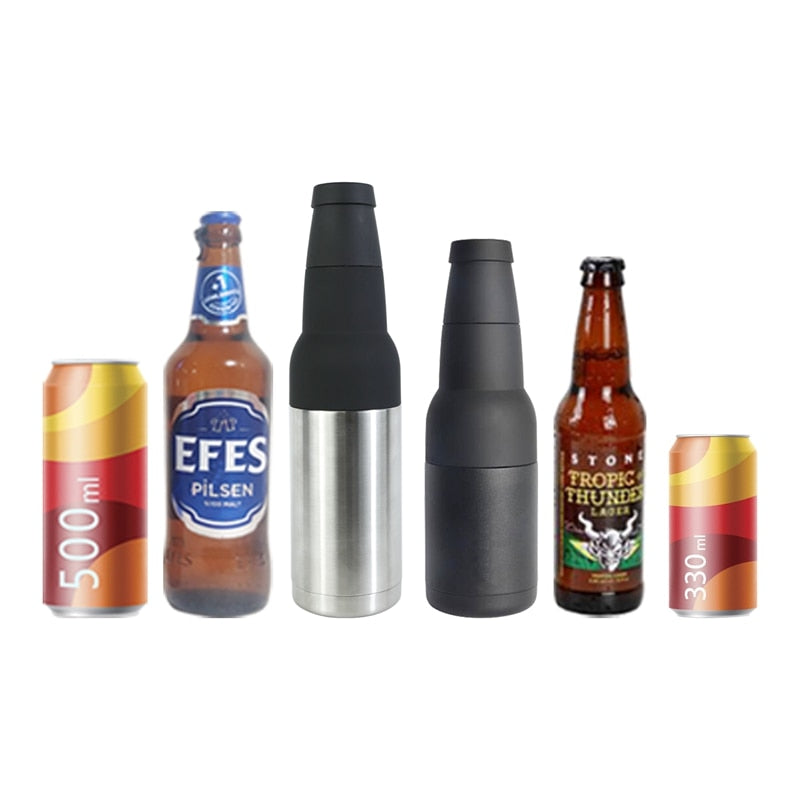 Beer & Drinks Bottle/Can Cooler + Opener