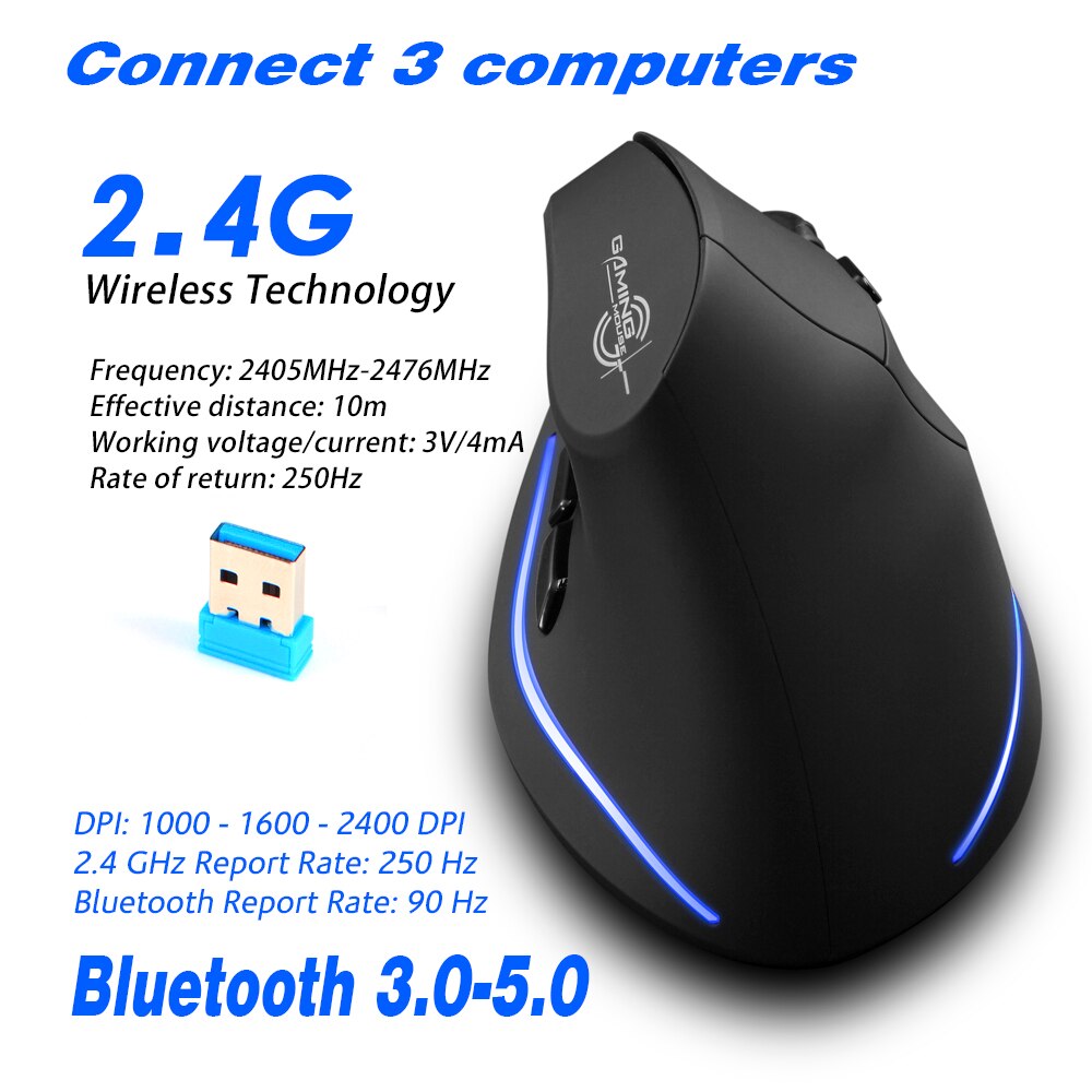 Vertical Wireless Mouse